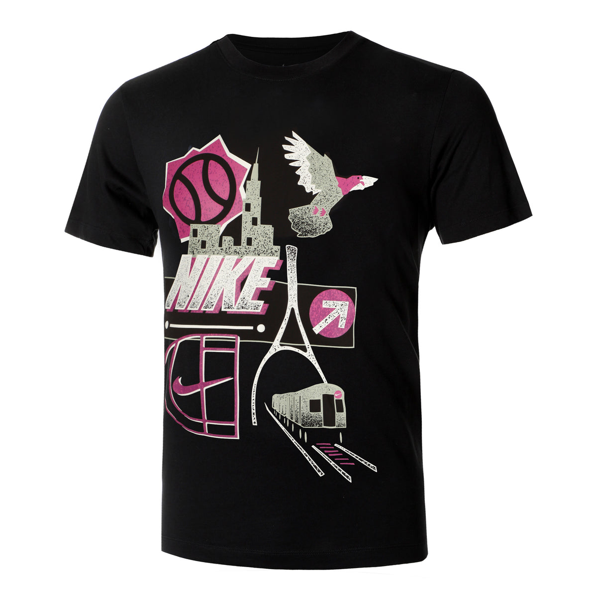 Nike Dri-Fit OC Koszulka Mężczyźni - czarny, wielokolorowy