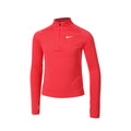 Dri-Fit Half-Zip Długi Rękaw Dziewczynki - neonowy róż,