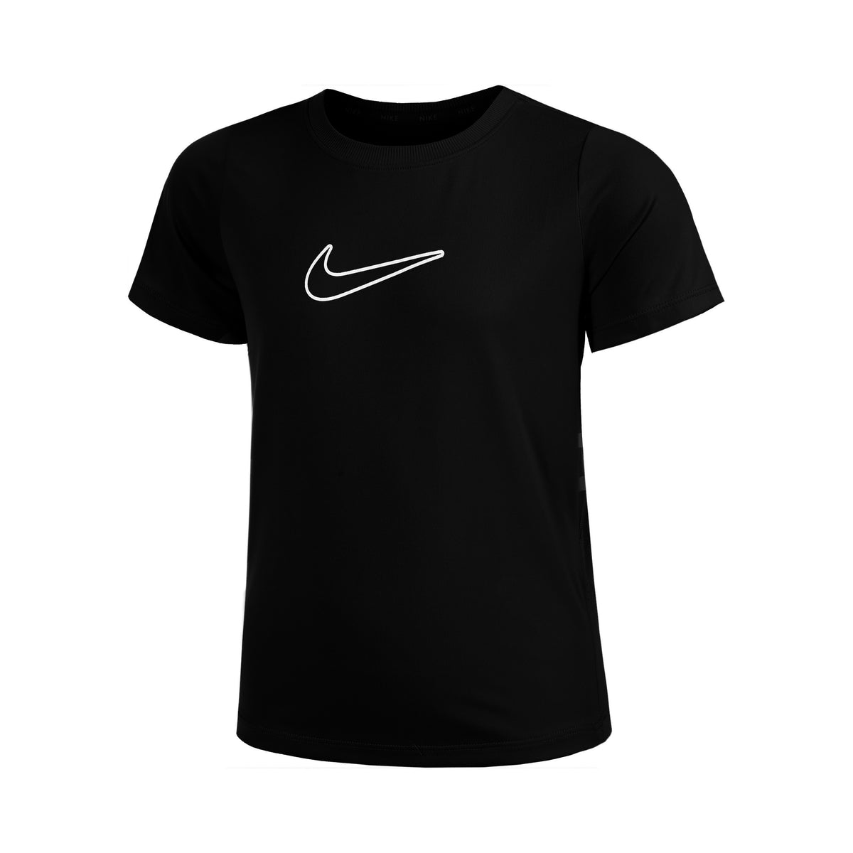 Nike Dri-Fit One STD Koszulka Dziewczynki-Czarny