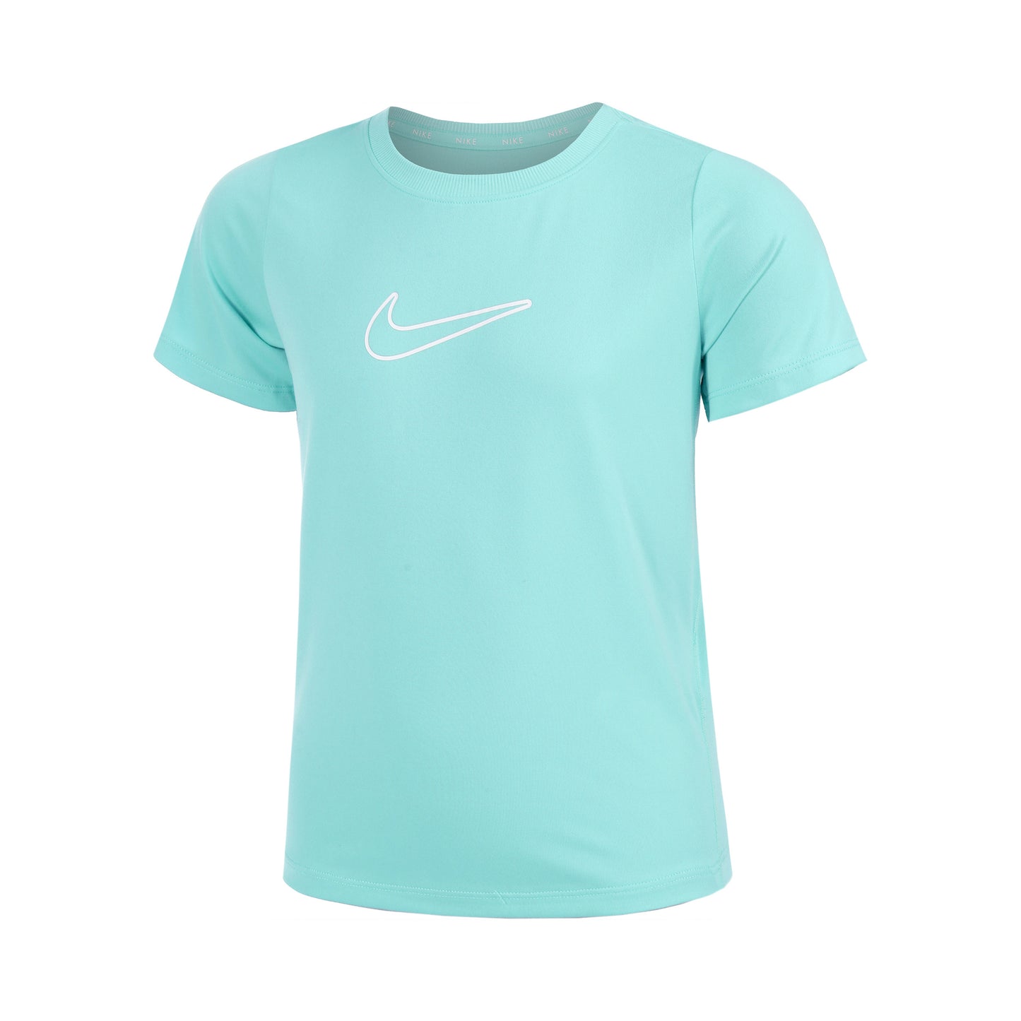 Nike Dri-FIT One Koszulka Dziewczynki - turkus,