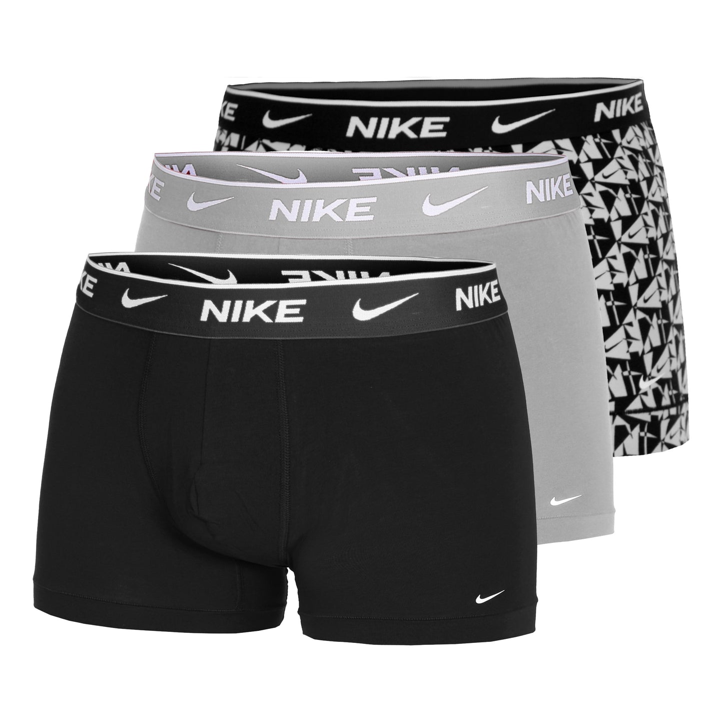 Nike Everyday Stretch Trunk Bokserki sportowe Opakowanie 3 szt. Mężczyźni - wielokolorowy, jasnoszary
