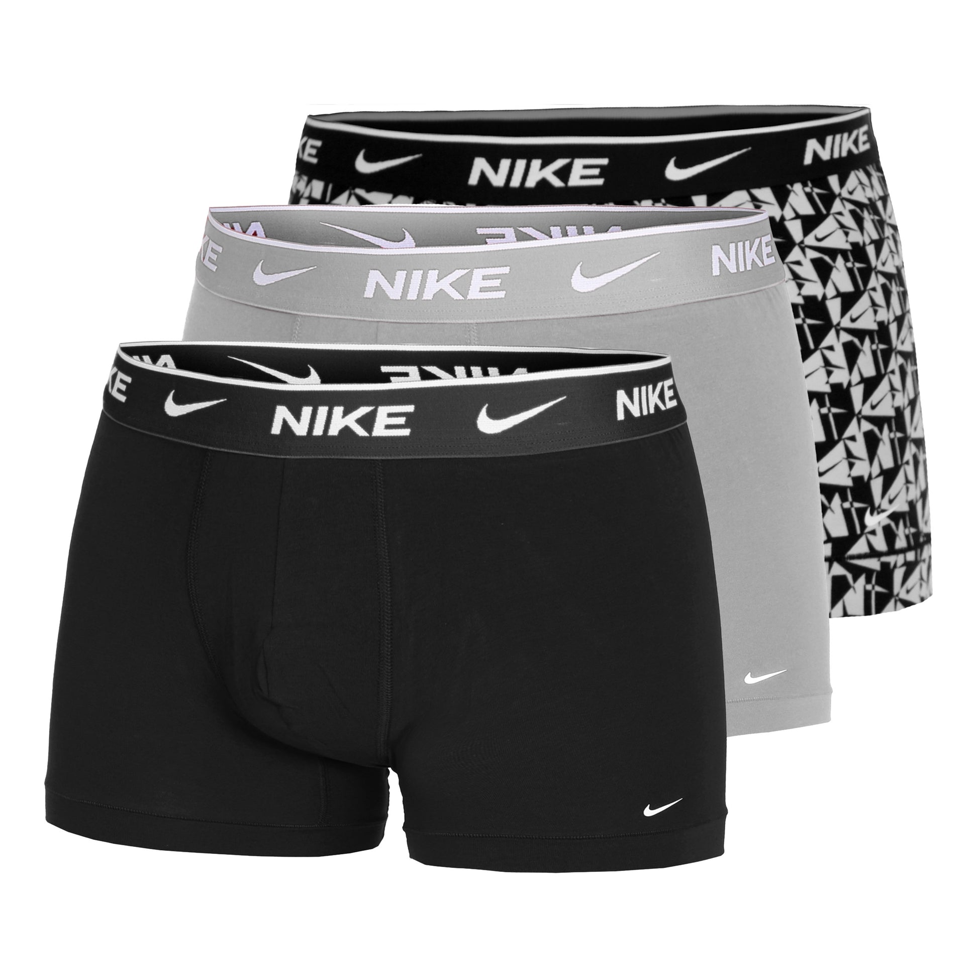 Nike Everyday Stretch Trunk Bokserki sportowe Opakowanie 3 szt. Mężczyźni - wielokolorowy, jasnoszary