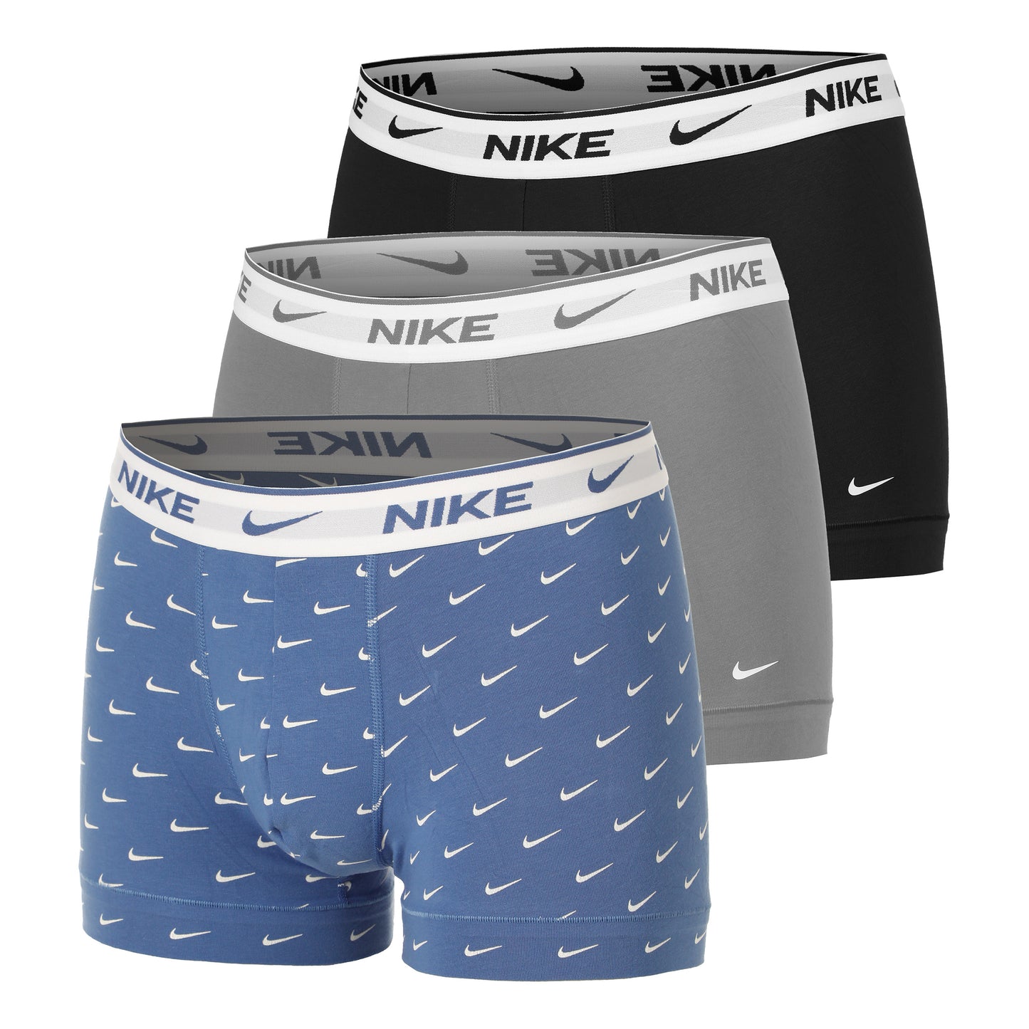Nike Everyday Cotton Stretch Bokserki sportowe Opakowanie 3 szt. Mężczyźni - wielokolorowy,