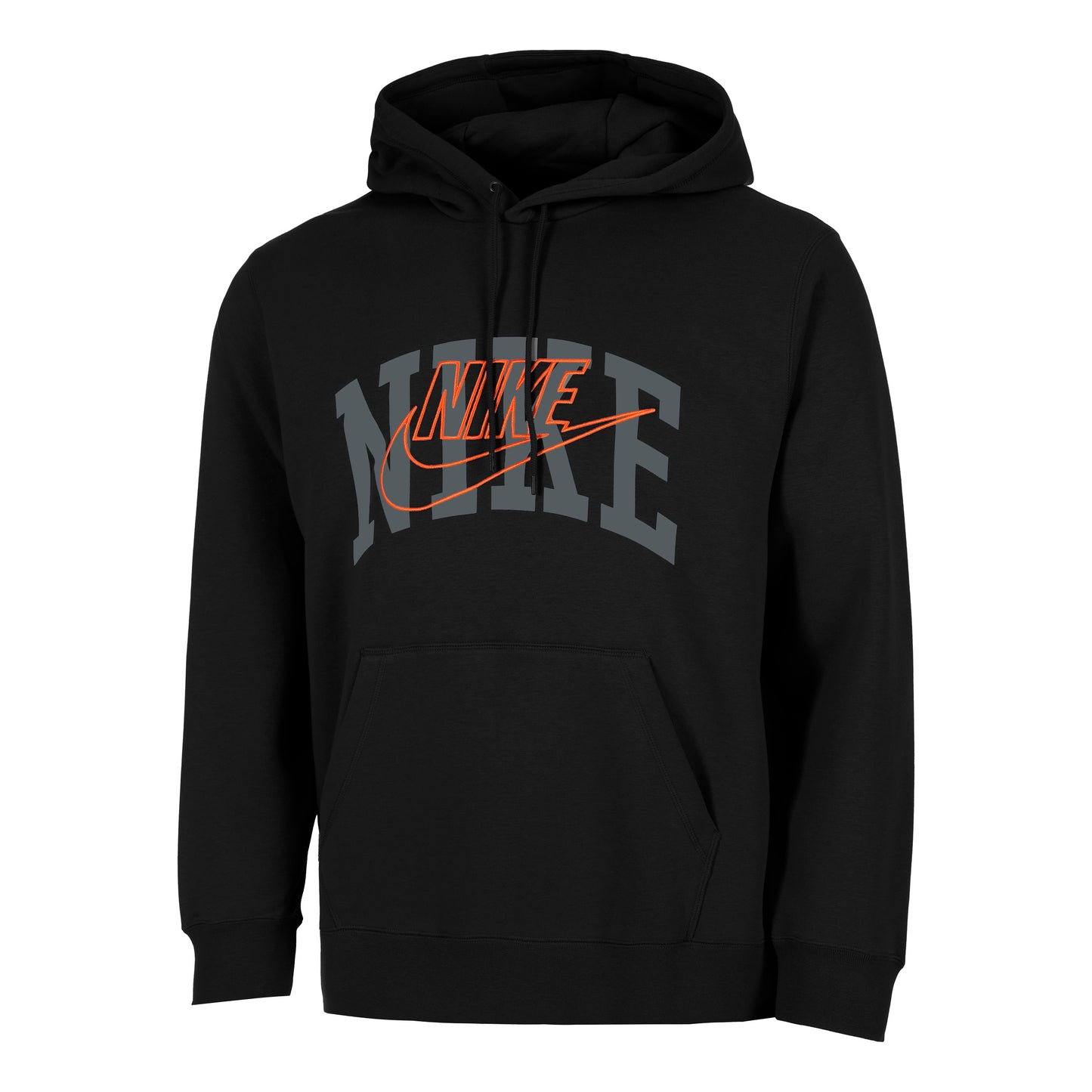Nike Club Bluza Mężczyźni - czarny, pomarańczowy