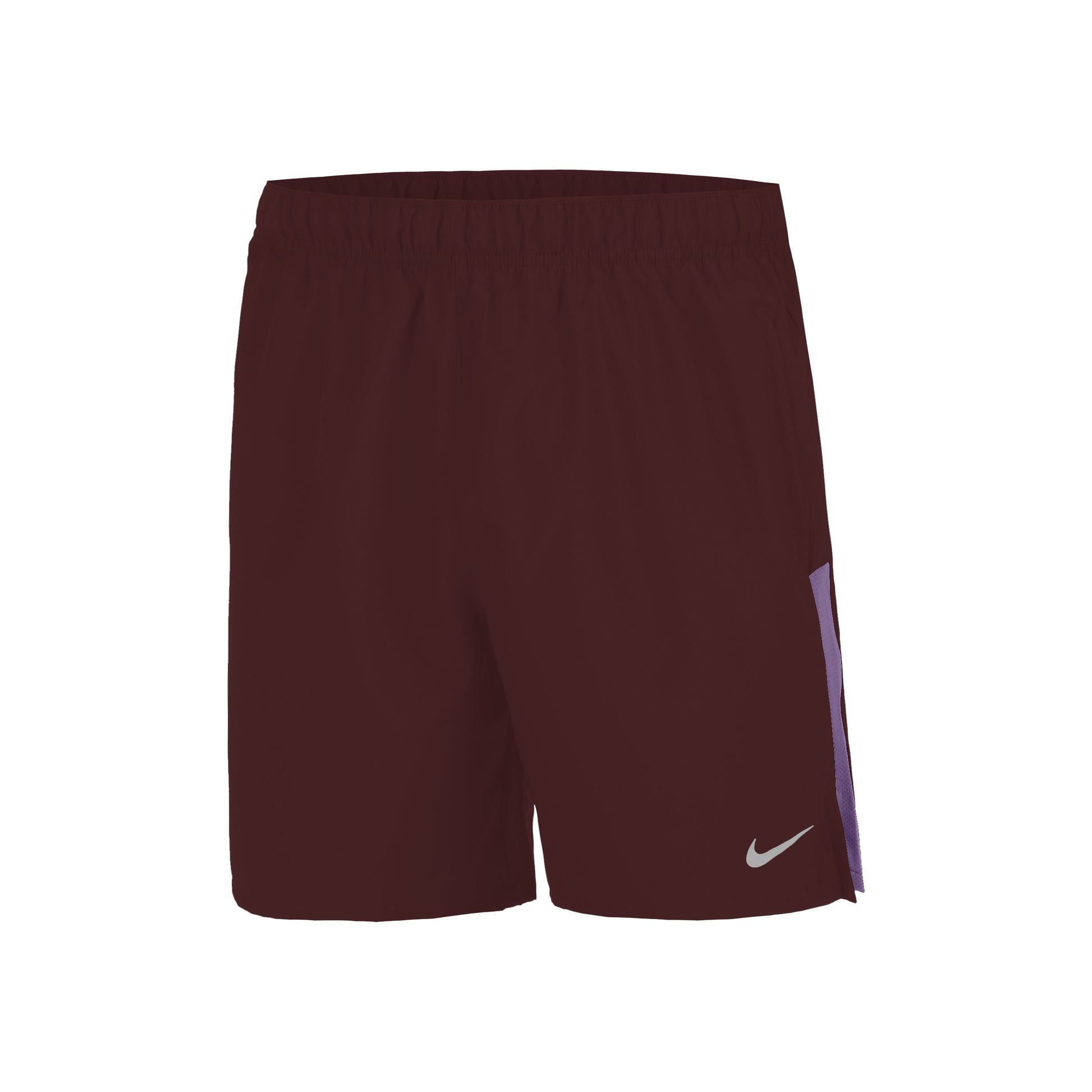 Nike Challenger 7in Brief-Lined Spodenki do biegania Mężczyźni - ciemnoczerwony