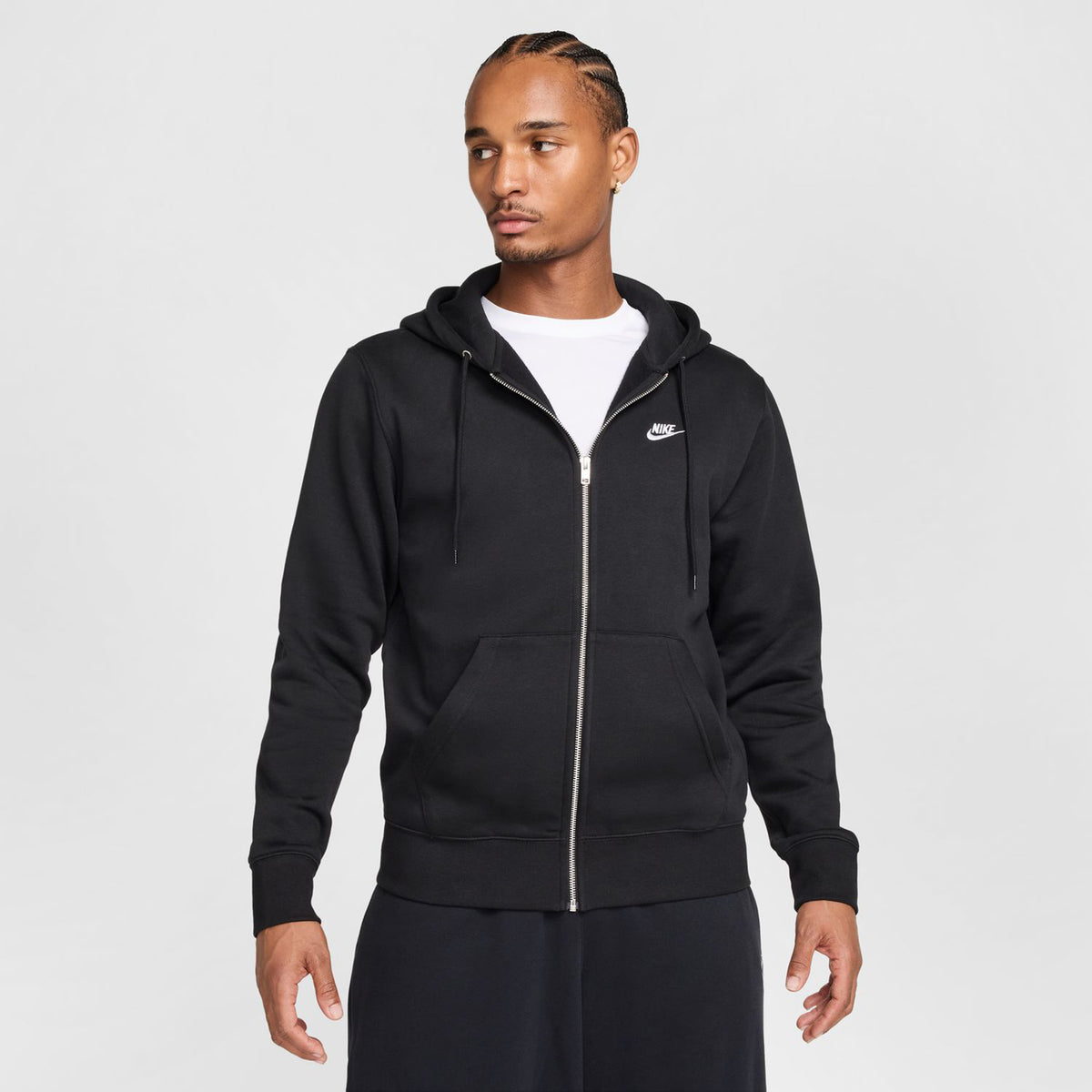 Nike Club Bb Full-Zip Bluza Dresowa Mężczyźni-Czarny