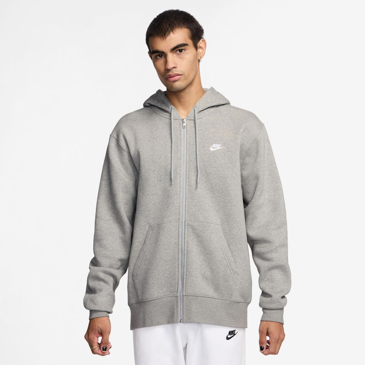 Nike Club Bb Full-Zip Bluza Dresowa Mężczyźni-Szary