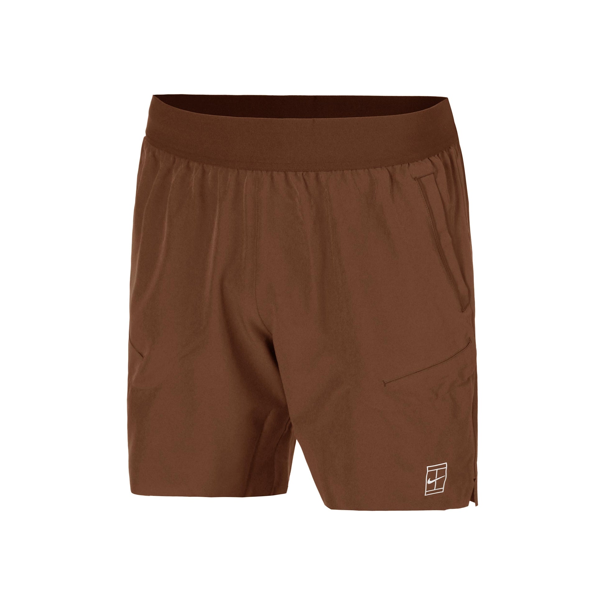 Nike Court Dri-FIT Advantage 6in Szorty Mężczyźni - brąz,