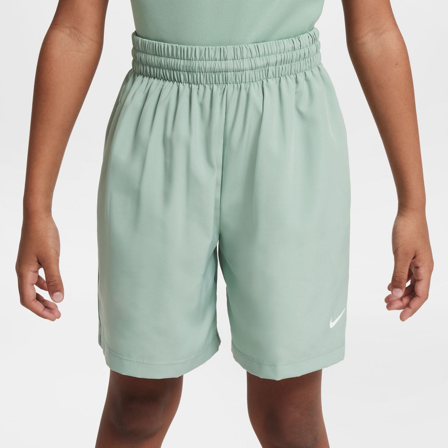 Nike Big Szorty Chłopcy - jasnozielony,