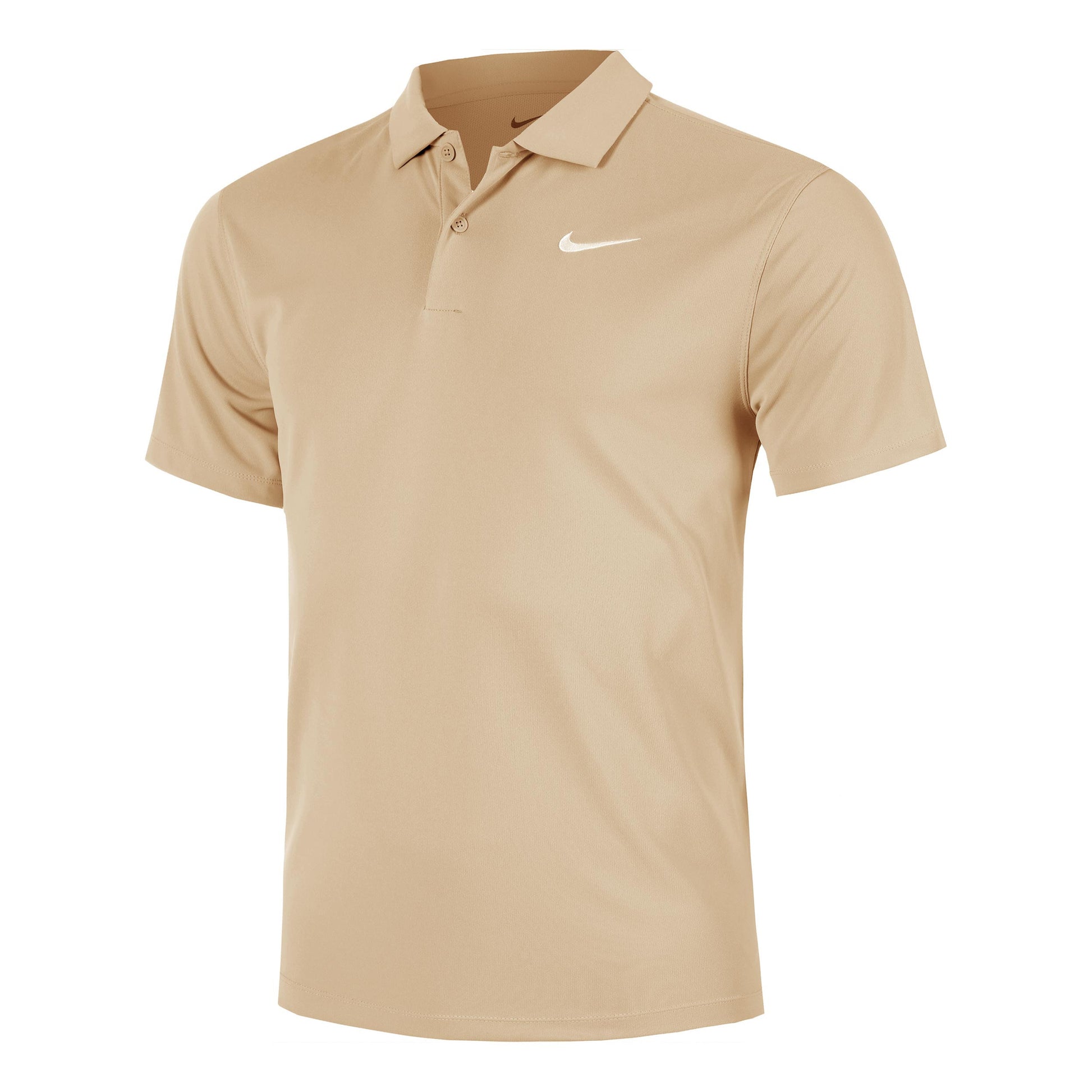 Nike Dri-Fit Victory Court Solid Polo Mężczyźni - beż