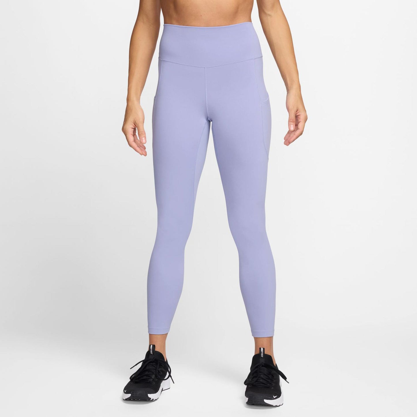 Nike Dri-FIT One High Rise 7/8 Getry Kobiety-Liliowy