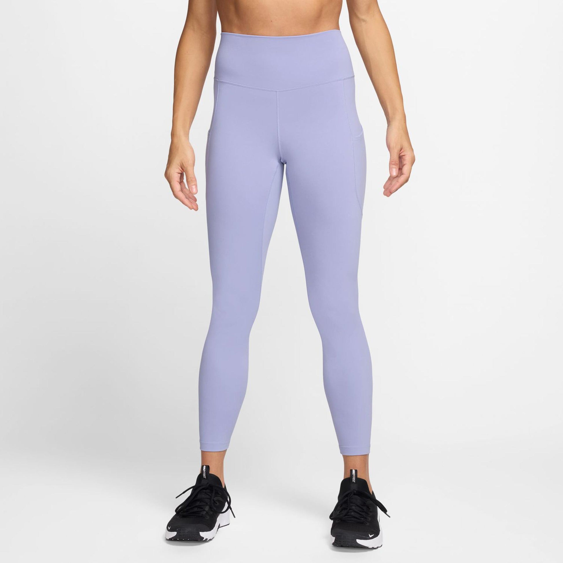 Nike Dri-FIT One High Rise 7/8 Getry Kobiety-Liliowy