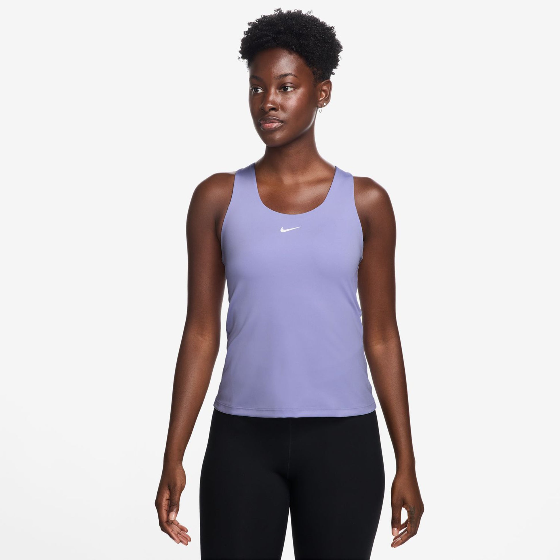 Nike Dri-FIT Swoosh Tank Top Kobiety-Fioletowy