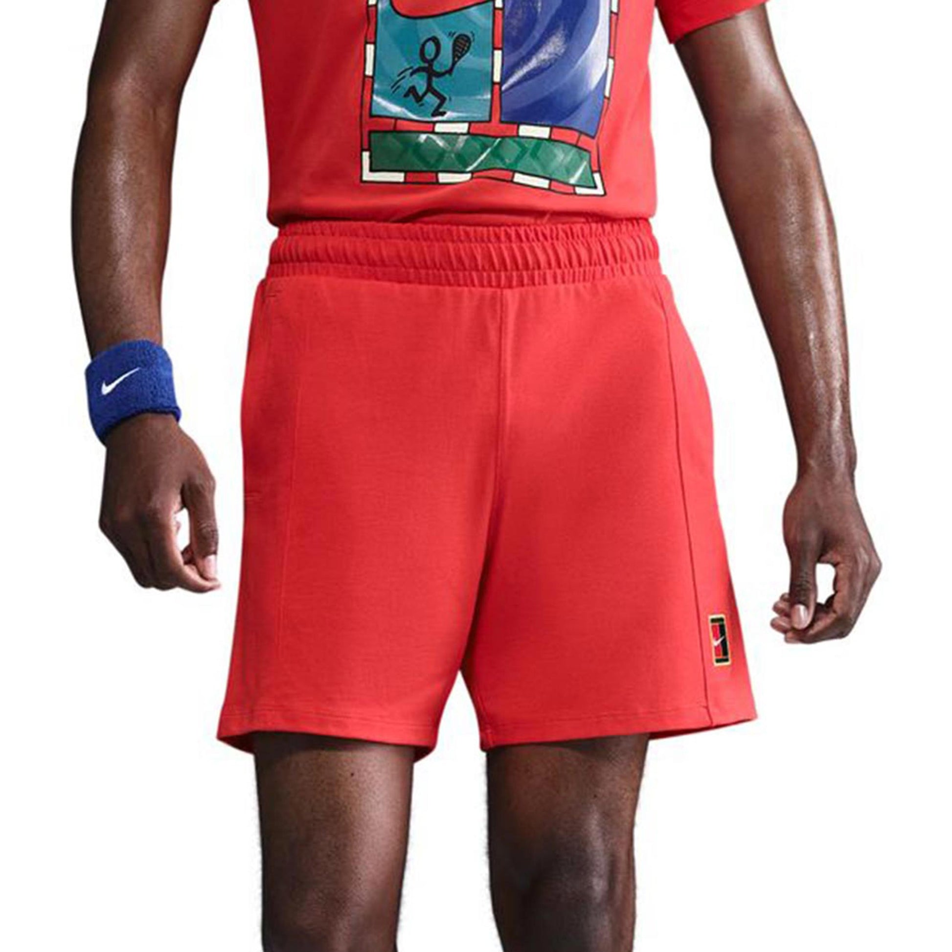 Nike Court Dri-FIT Heritage Szorty Mężczyźni-Czerwony