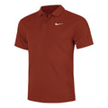 Dri-Fit Victory Court Solid Polo Mężczyźni - rdza,