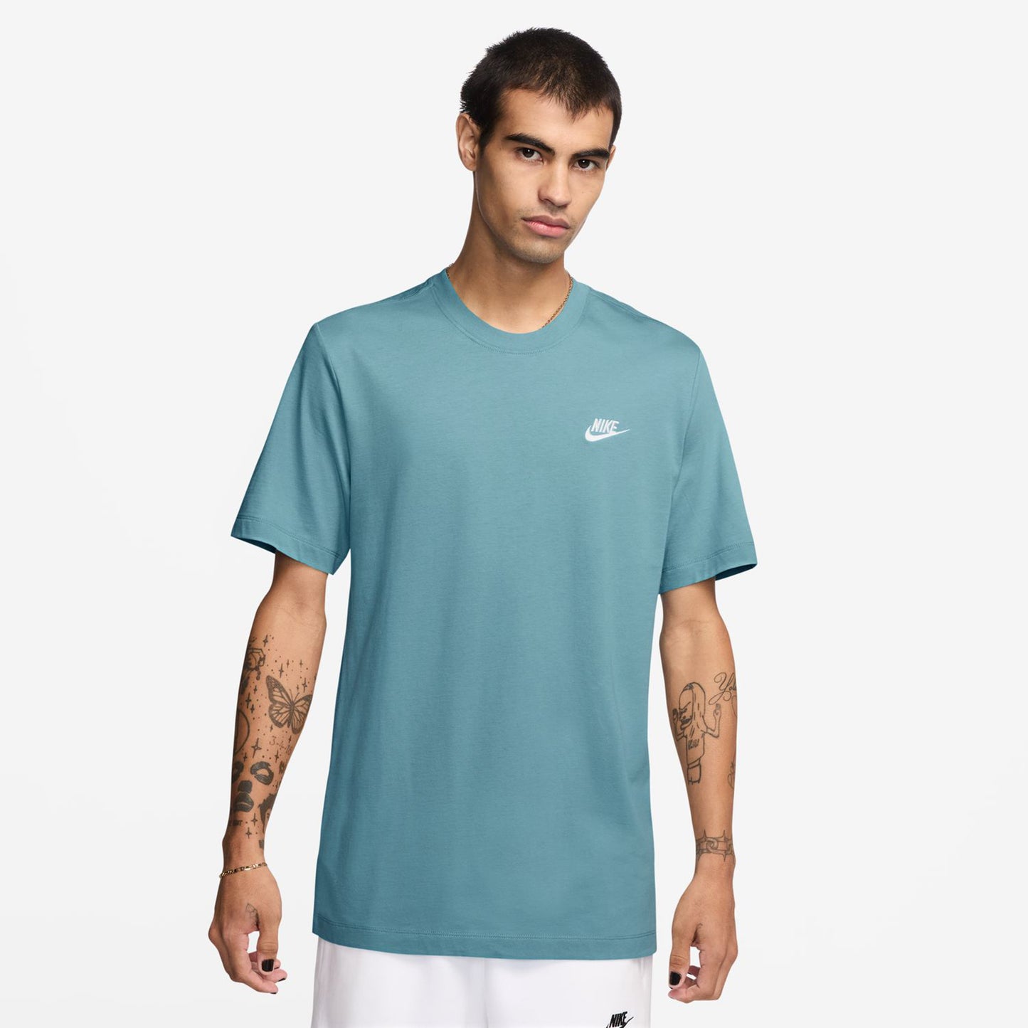 Nike Sportswear Club Koszulka Mężczyźni - niebiesko-szary,