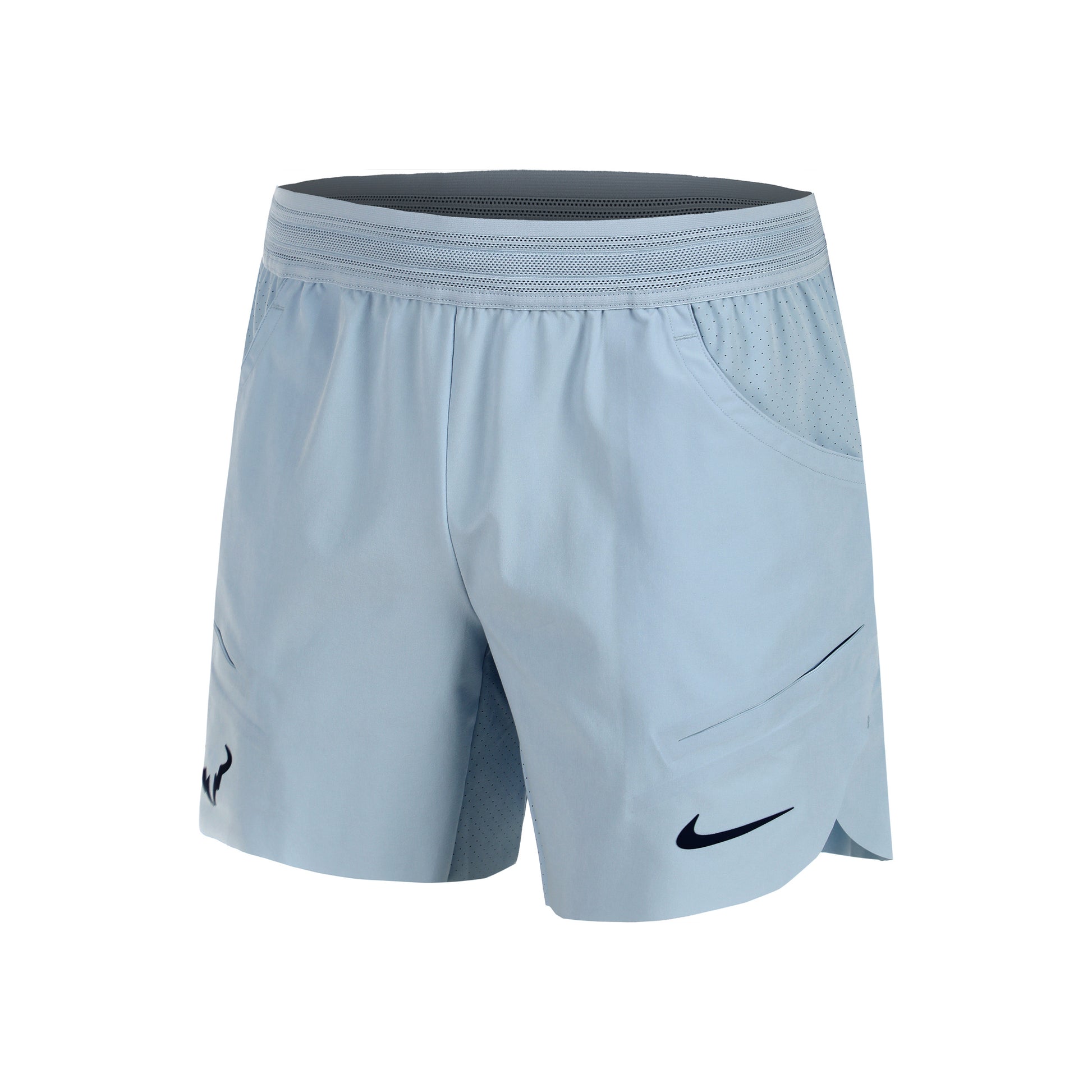 Nike Rafa Mnk Dri-Fit Advantage 7in Szorty Mężczyźni-Niebiesko-szary