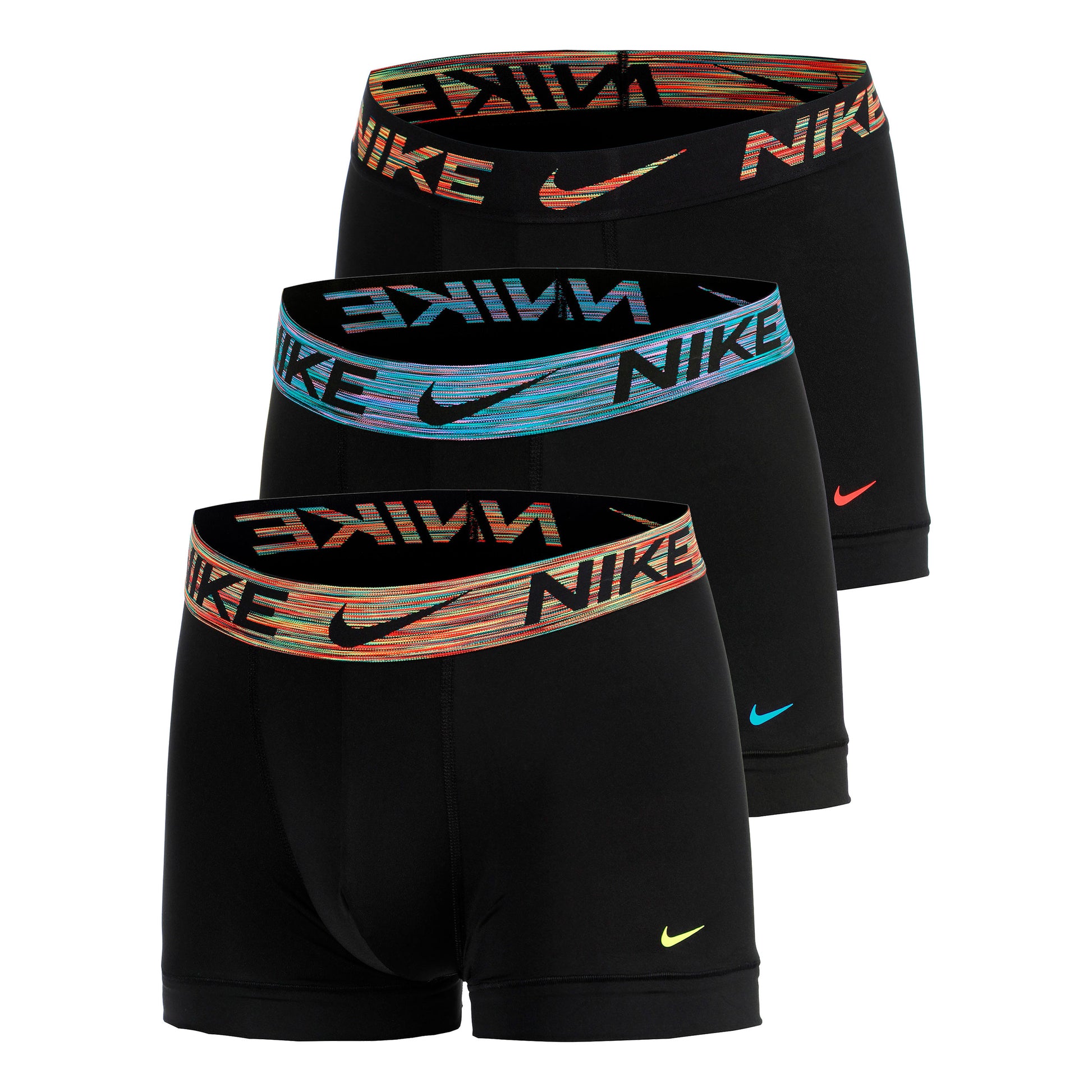 Nike Dri-Fit Essential Micro Trunk Bokserki sportowe Opakowanie 3 szt. Mężczyźni - czarny, czarny