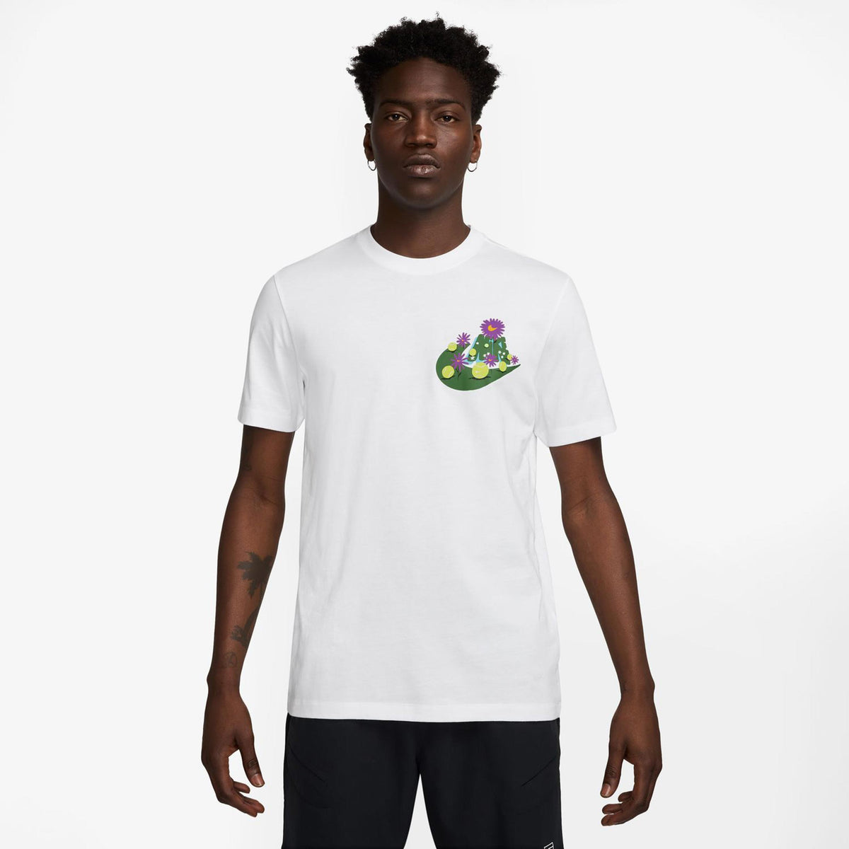 Nike Court Koszulka Mężczyźni-Biały
