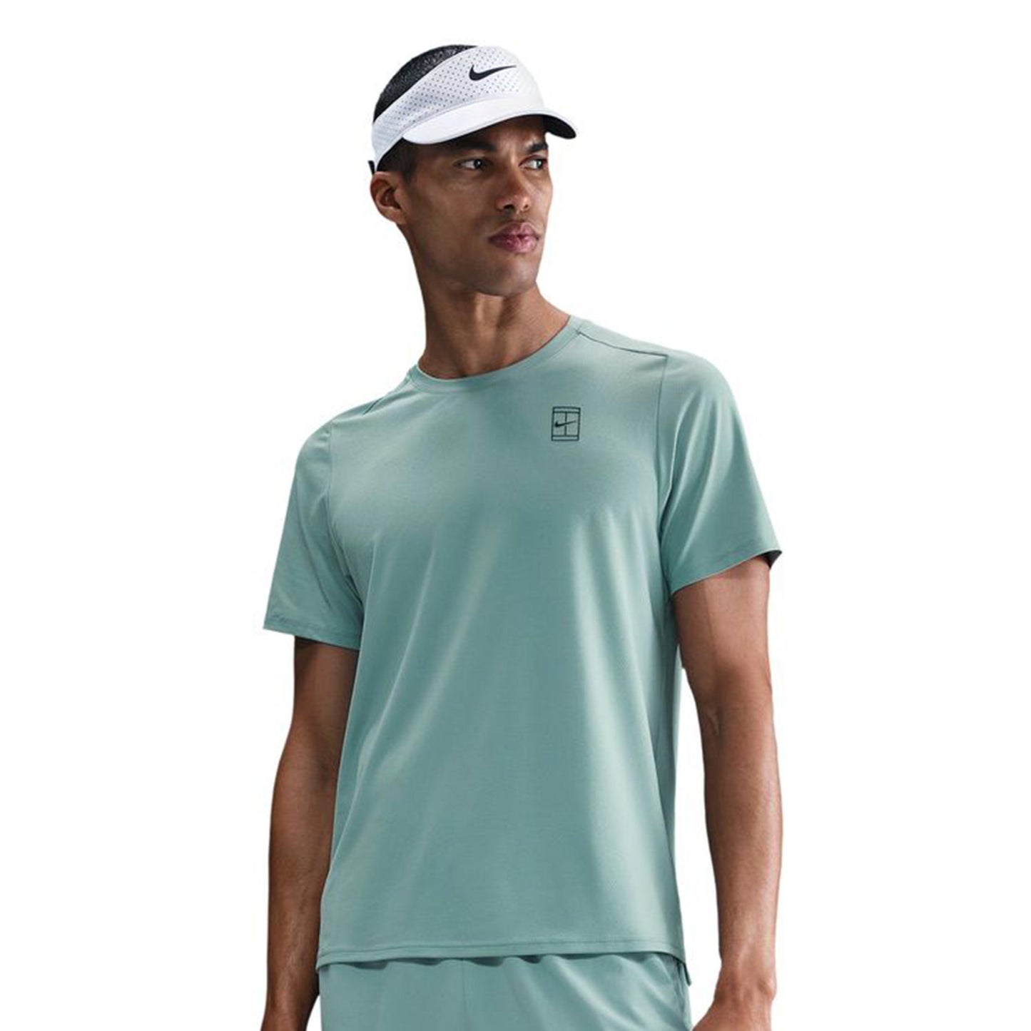 Nike Court Dri-Fit Advantage Koszulka Mężczyźni-Szałwia
