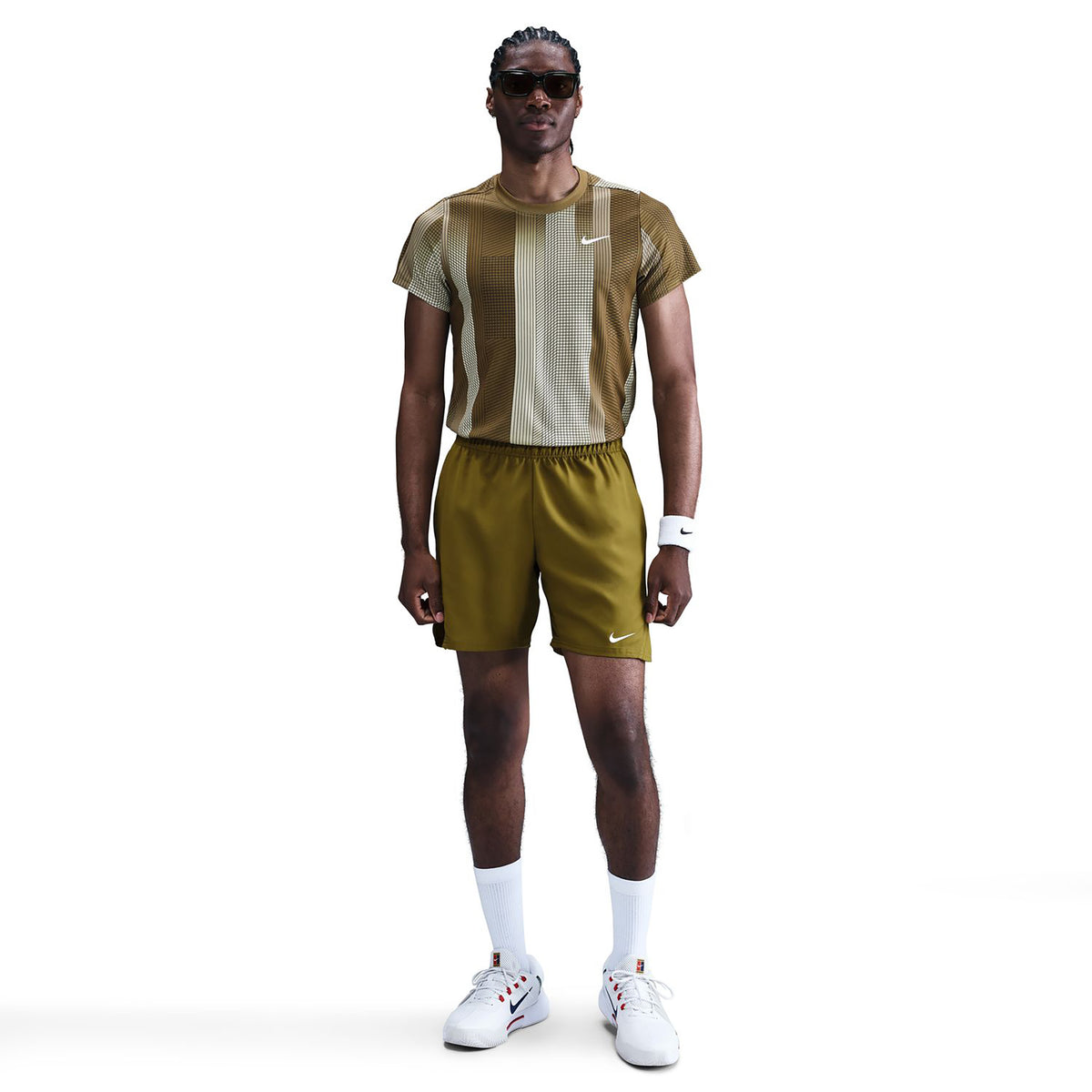 Nike Court Victory Dri-Fit 7in Szorty Mężczyźni - oliwka