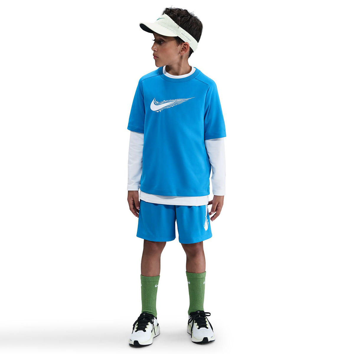 Nike Dri-Fit Multi Koszulka Dzieci-Niebieski