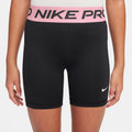 Dri-Fit 5in Getry Dziewczynki-Czarny