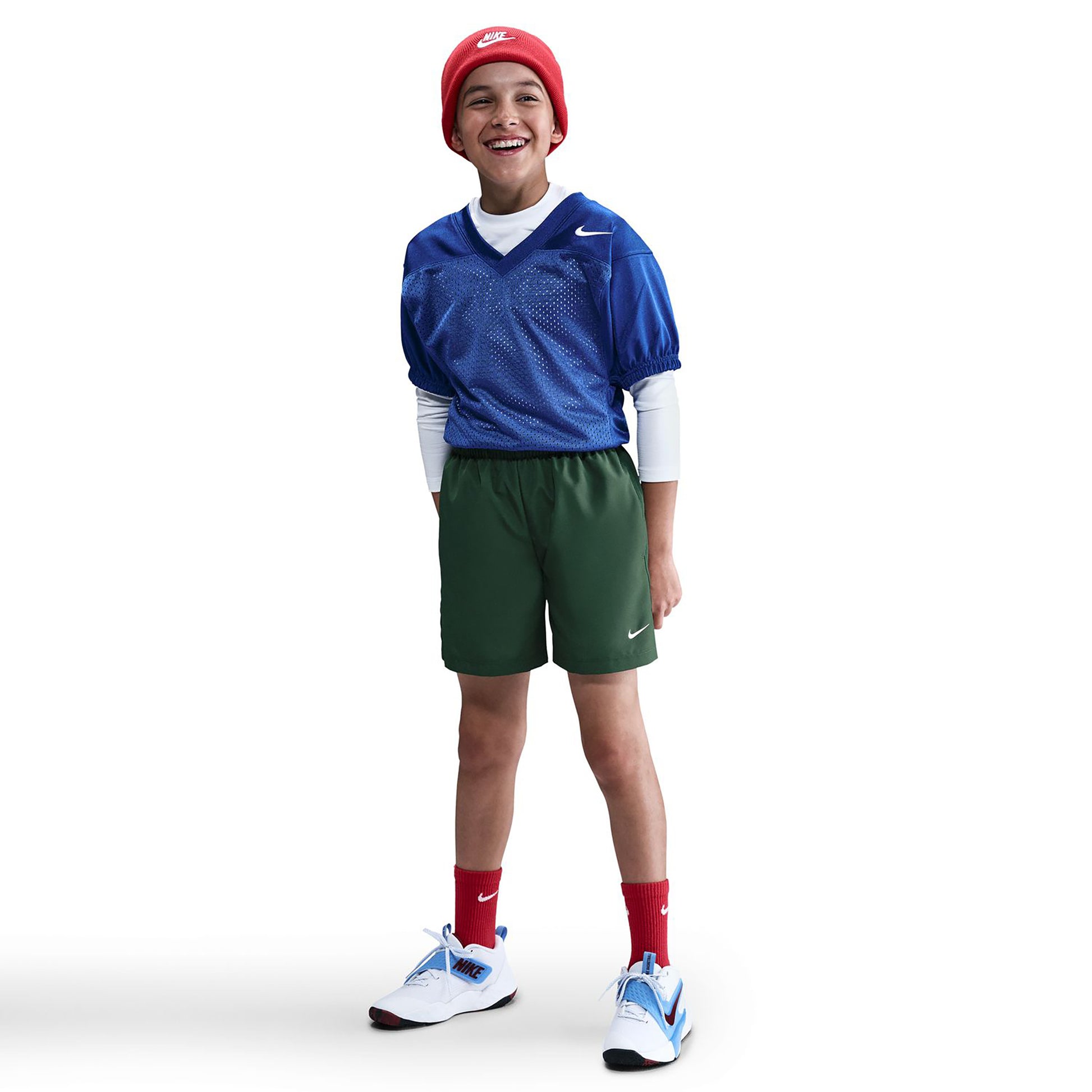 Nike Big Szorty Chłopcy-zieleń