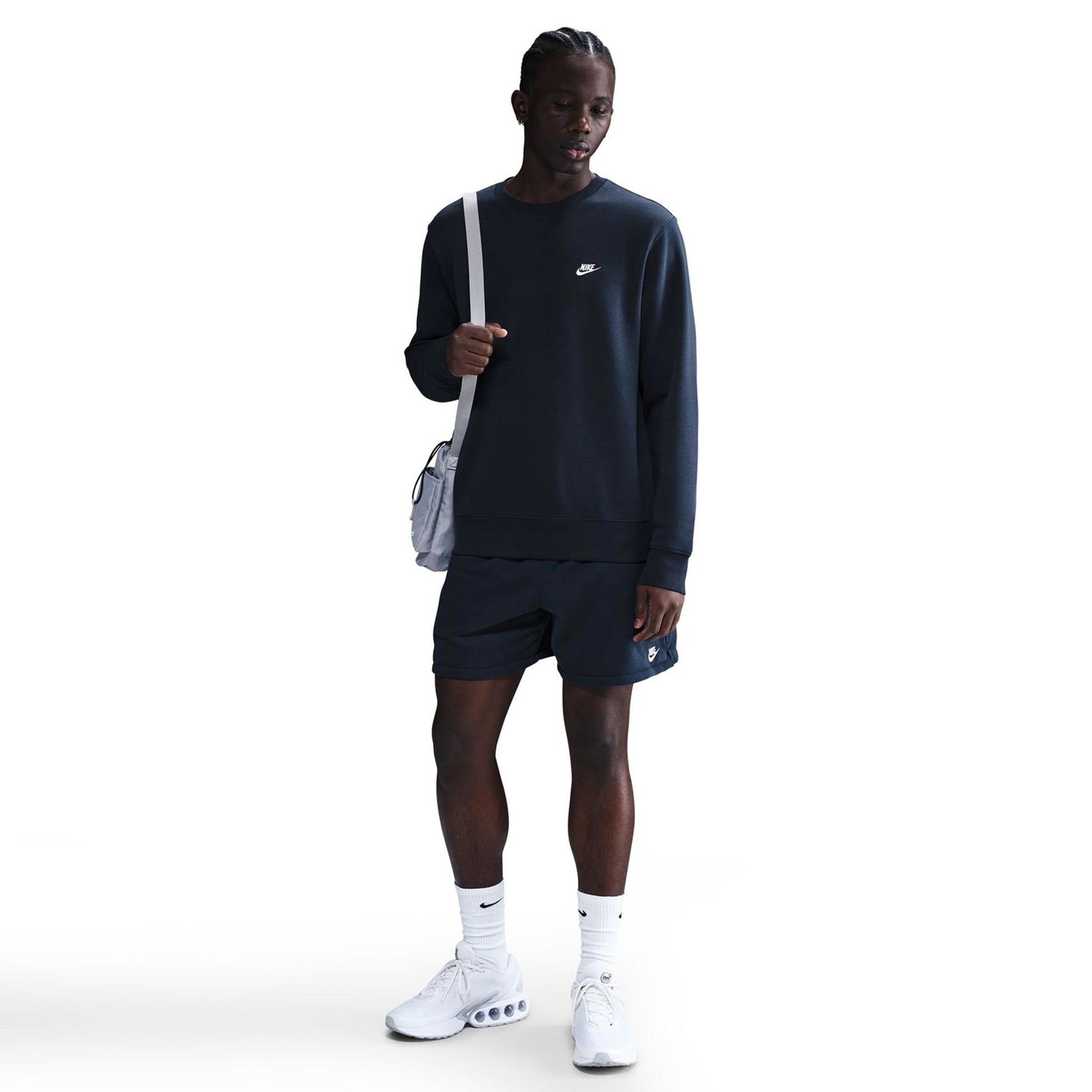 Nike Club Crew Bluza Mężczyźni-Ciemnoniebieski