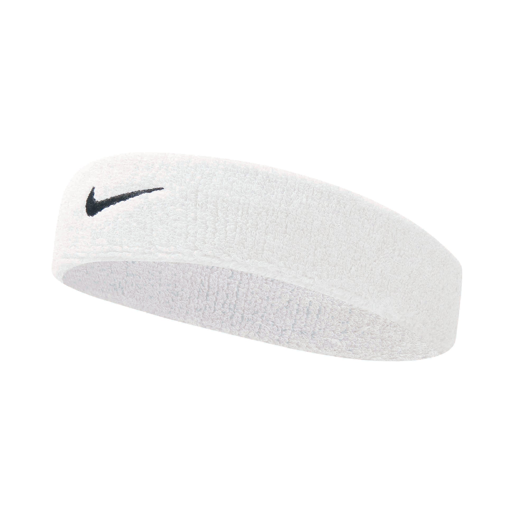 Nike Swoosh Classic Opaska na głowę Unisex - biały, czarny