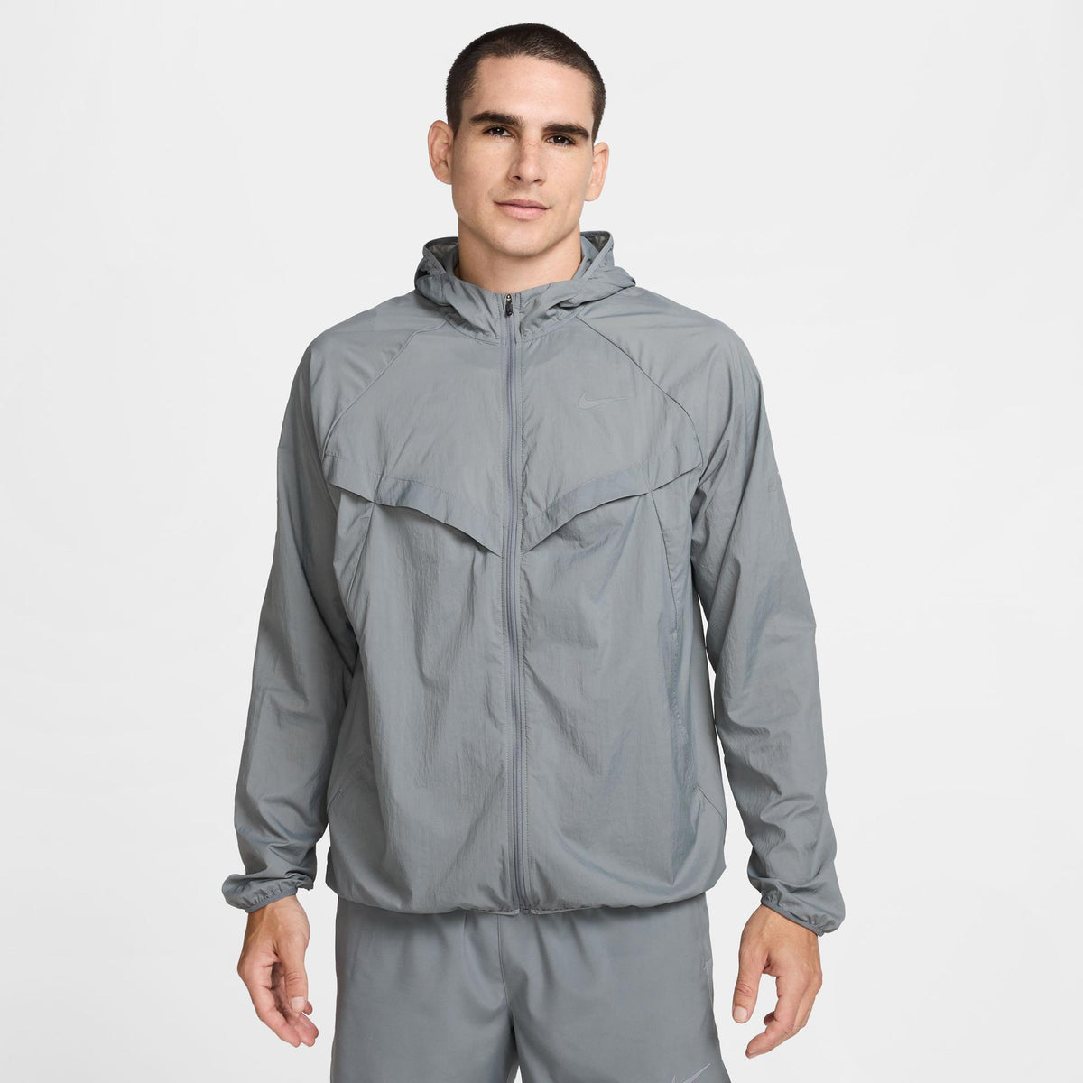 Nike Stride Kurtka do biegania Mężczyźni - szary, srebrny
