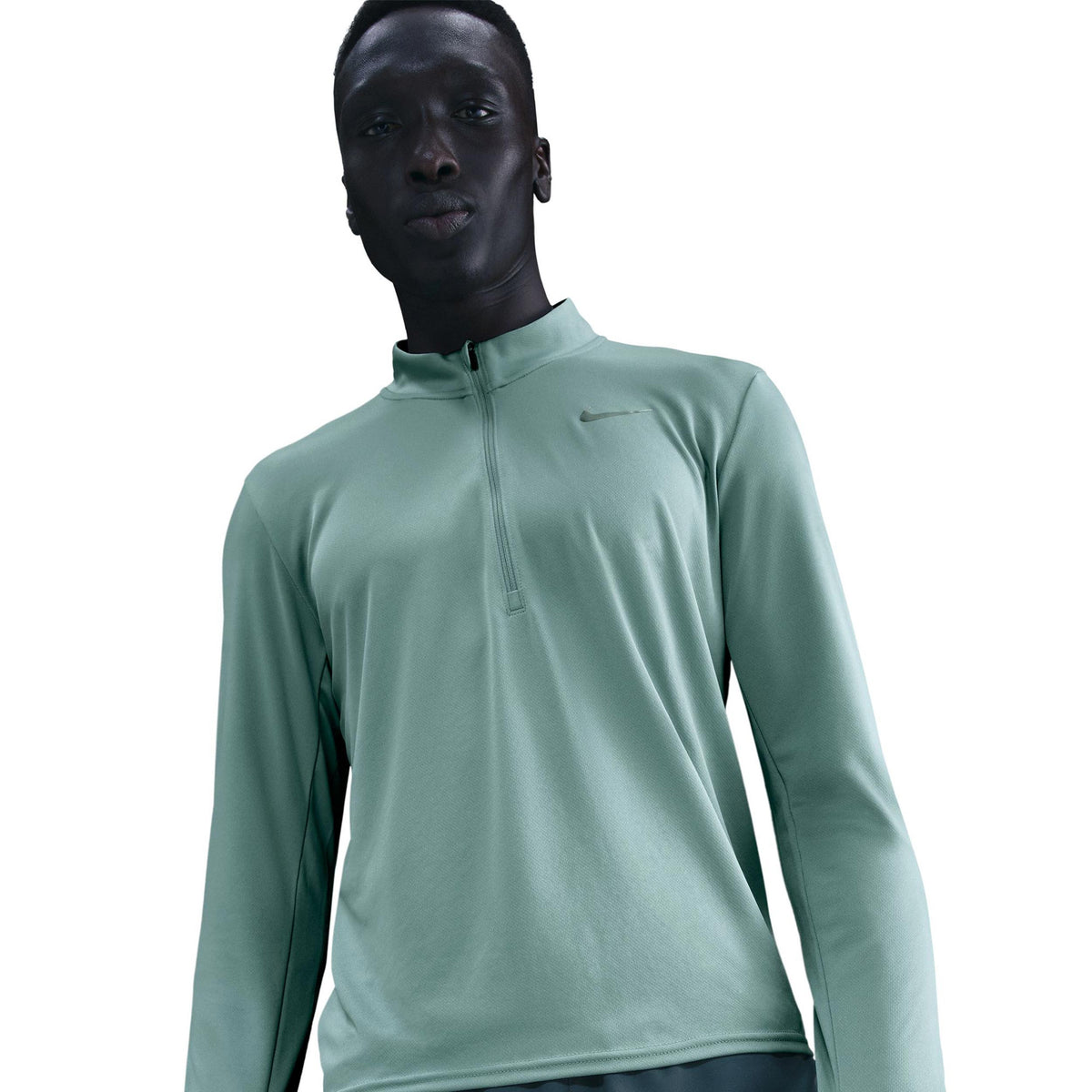 Nike Pacer Half-Zip Koszulka do biegania Mężczyźni - turkus, srebrny