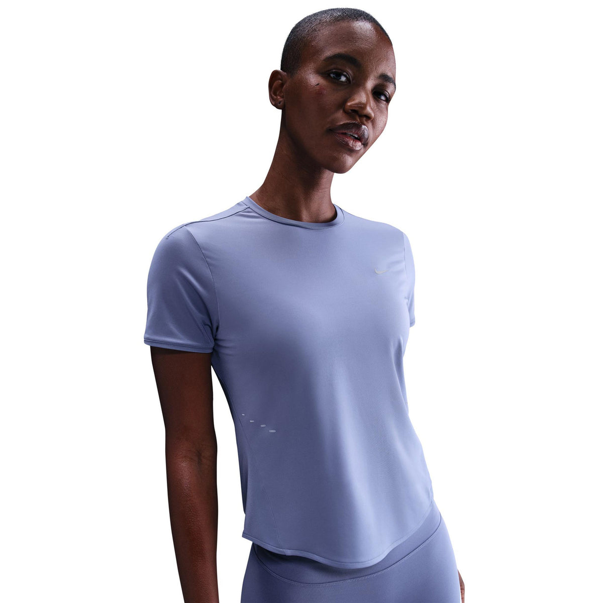 Nike Swift Koszulka do biegania Kobiety - niebiesko-szary, srebrny