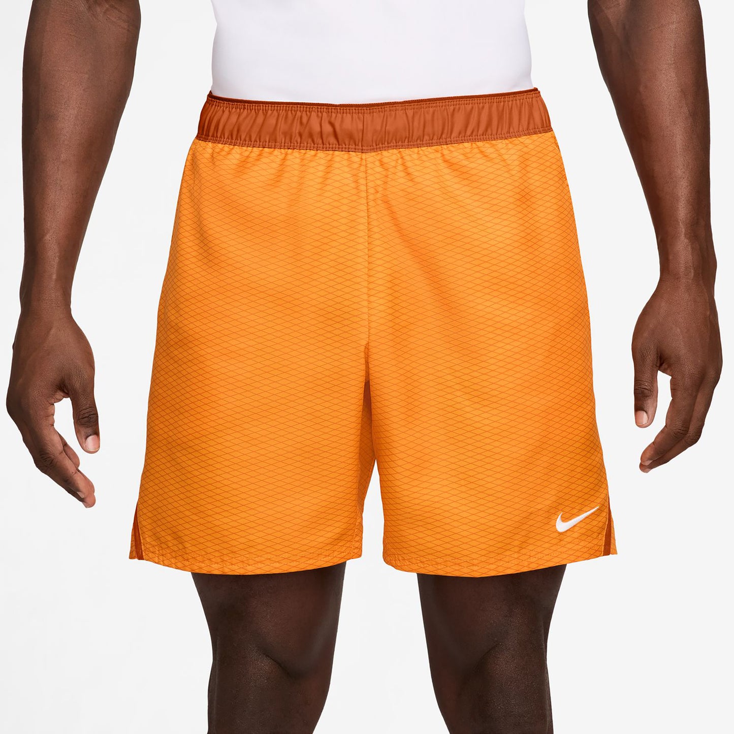 Nike Court Victory Dri-Fit 7in Aop Szorty Mężczyźni - pomarańczowy, pomarańczowy