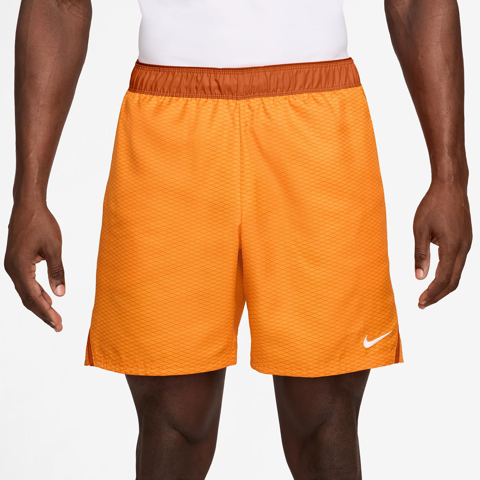 Nike Court Victory Dri-Fit 7in Aop Szorty Mężczyźni - pomarańczowy, pomarańczowy