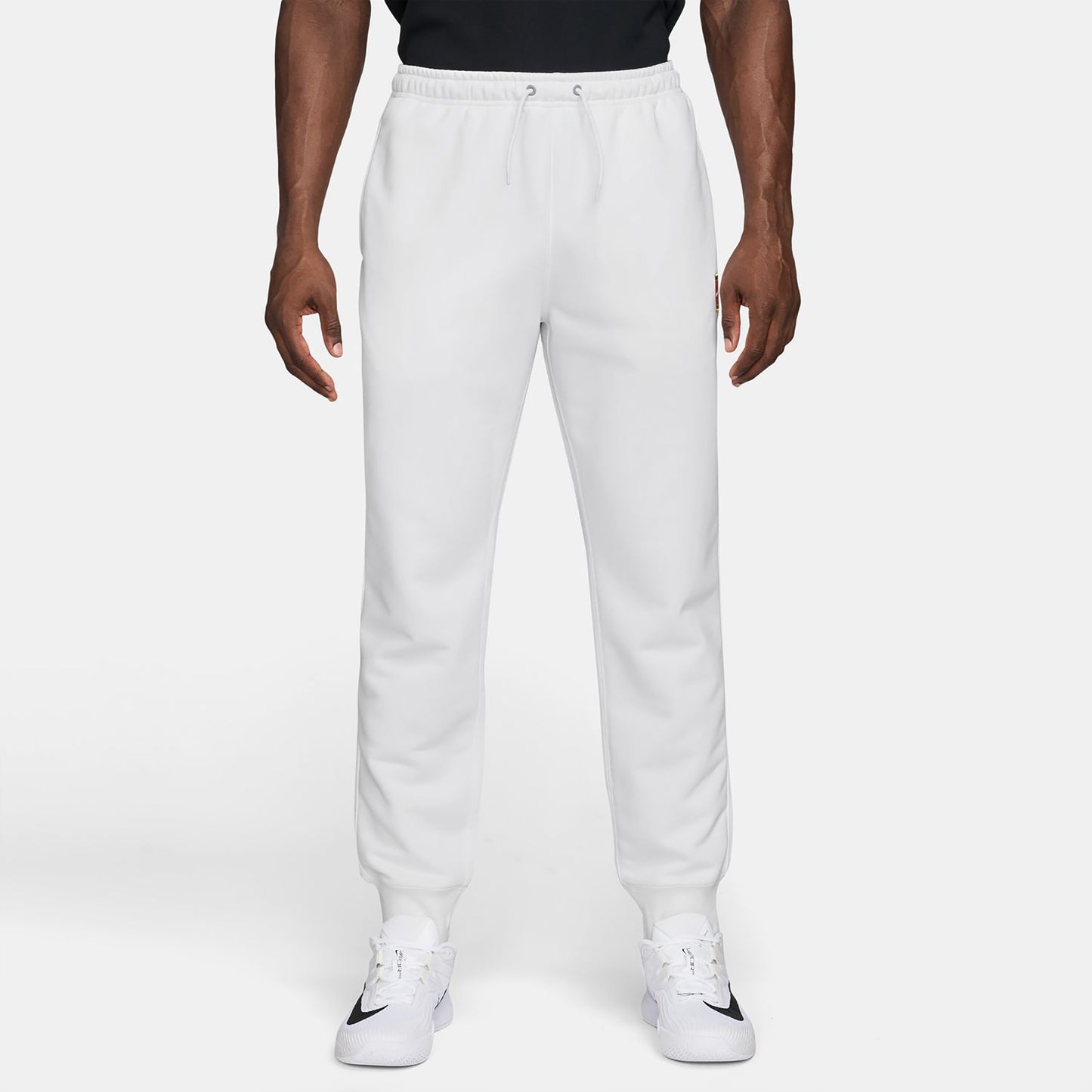 Nike Court Dri-Fit Heritage Fleece Spodnie dresowe Mężczyźni-biały