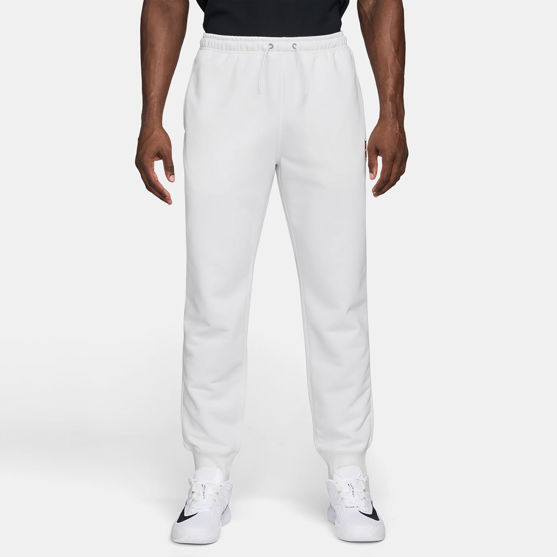 Nike Court Dri-Fit Heritage Fleece Spodnie dresowe Mężczyźni-biały