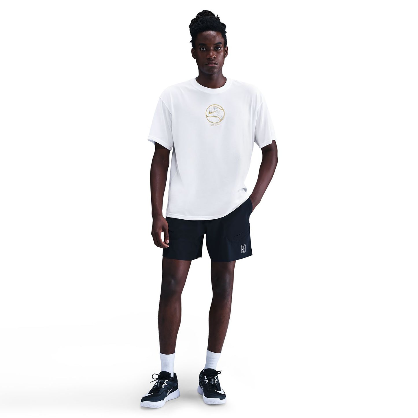Nike Court Dri-Fit Max 90's Koszulka Mężczyźni-biały