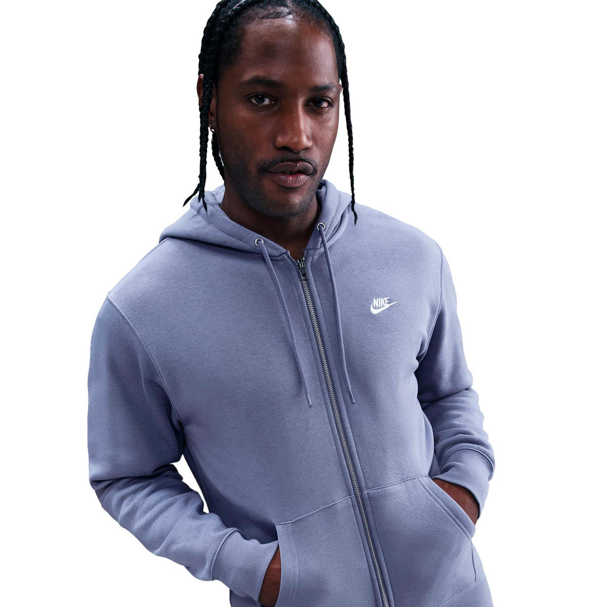 Nike Club Bb Full-Zip Bluza dresowa Mężczyźni - niebieski