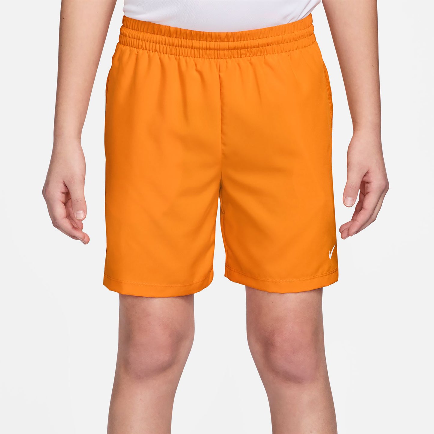 Nike Big Szorty Chłopcy - pomarańczowy, biały