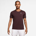 Sinner Court Dri-FIT Advantage Koszulka Mężczyźni - ciemnoczerwony, biały
