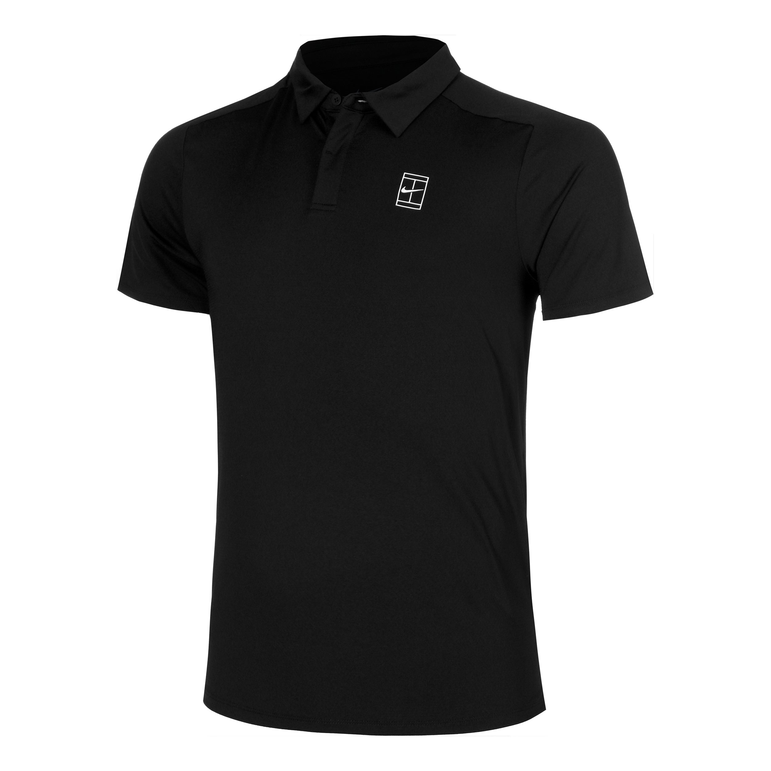 Nike Court Dri-FIT Advantage Polo Mężczyźni-czarny