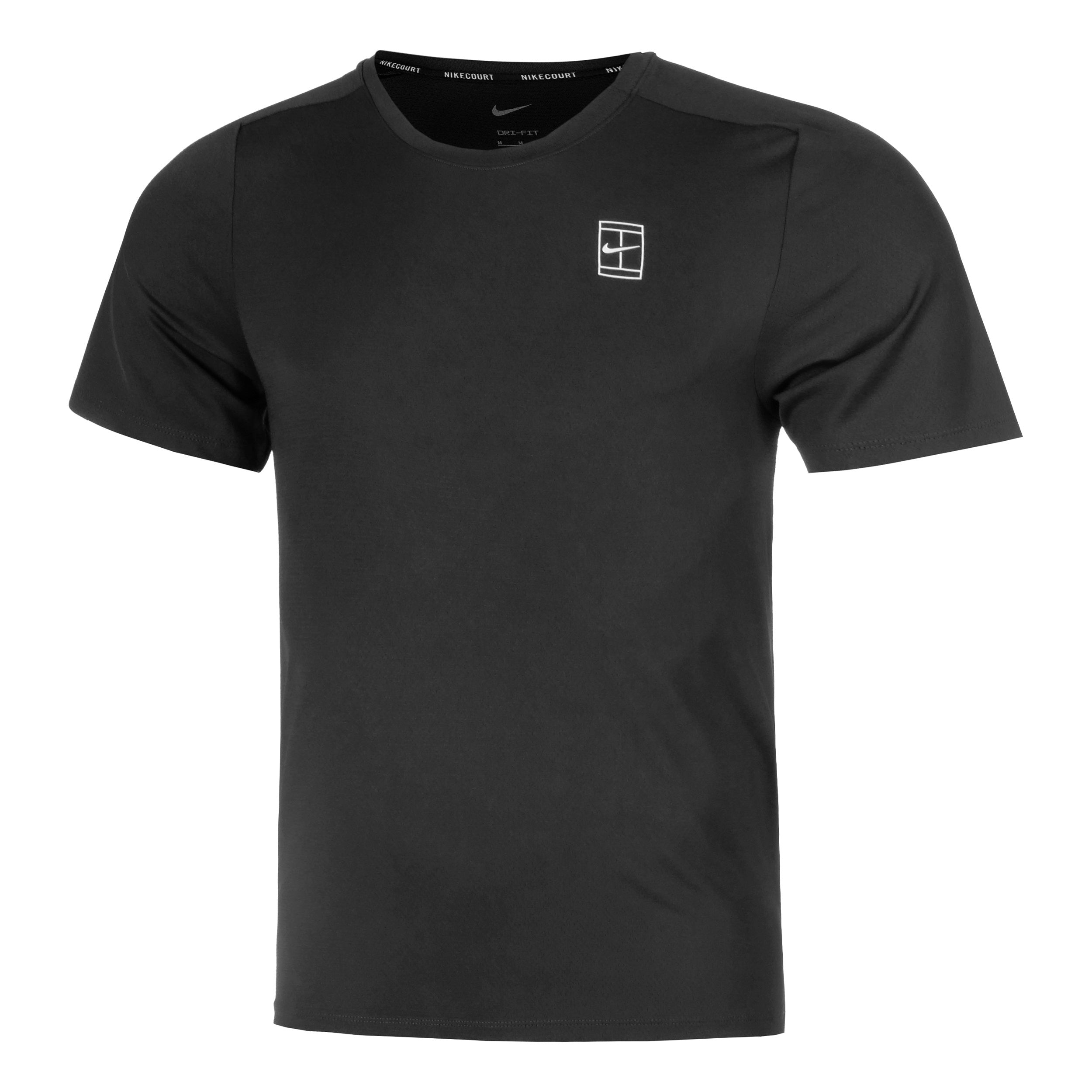 Nike Court Dri-Fit Advantage Koszulka Mężczyźni-Czarny,Biały