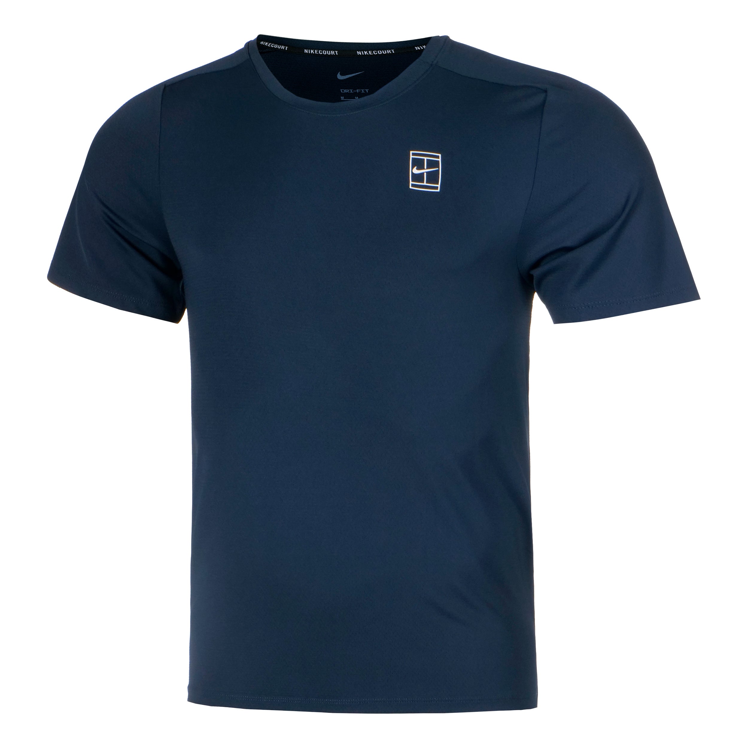 Nike Court Dri-Fit Advantage Koszulka Mężczyźni-Ciemnoniebieski,Biały