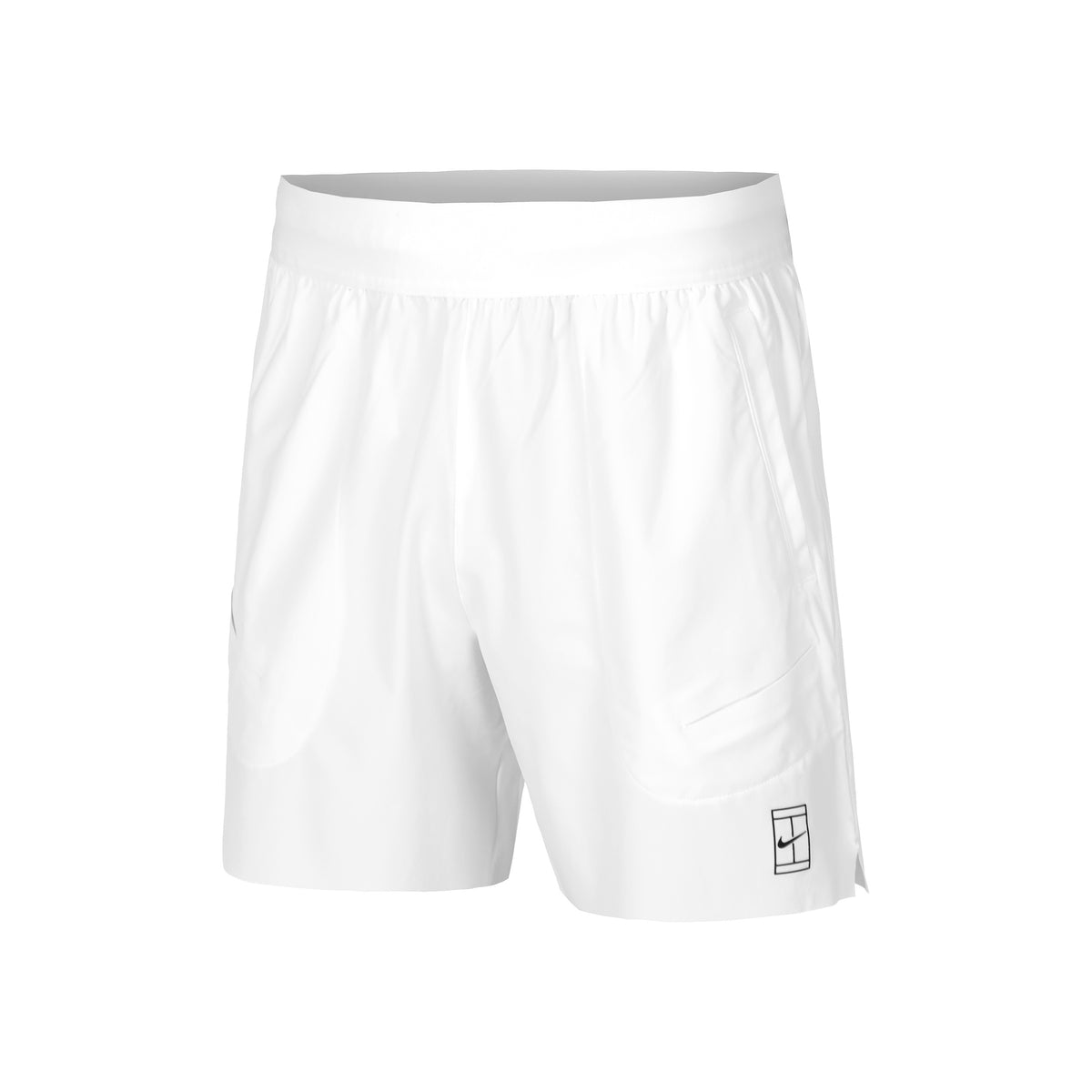 Nike Court Dri-Fit Advantage 6in Szorty Mężczyźni-Biały,Czarny