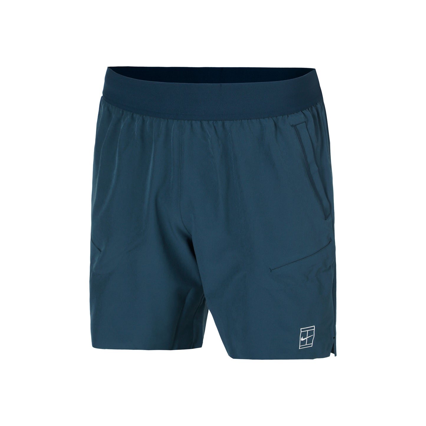 Nike Court Dri-Fit Advantage 6in Szorty Mężczyźni-Ciemnoniebieski,Biały