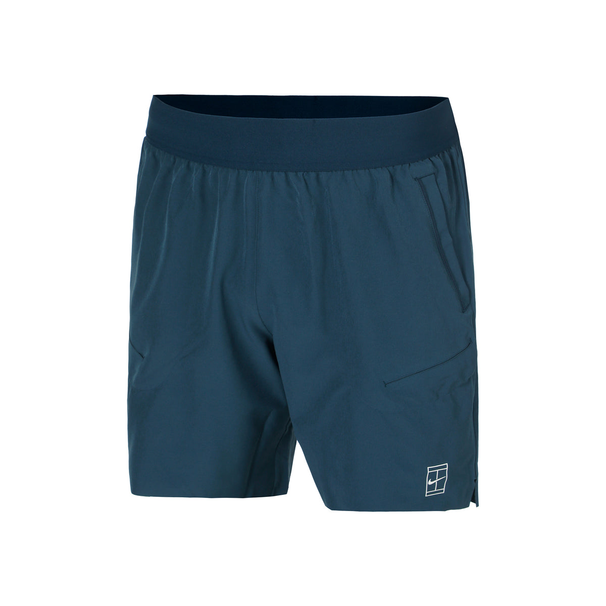 Nike Court Dri-Fit Advantage 6in Szorty Mężczyźni-Ciemnoniebieski,Biały