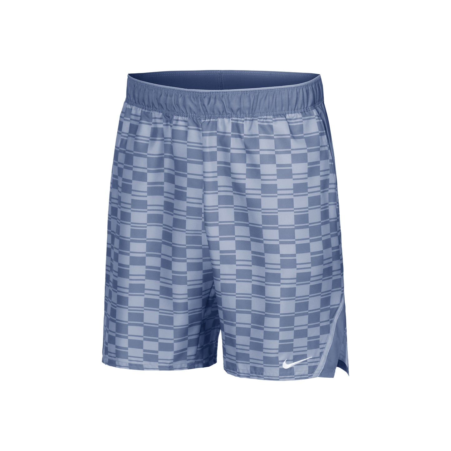 Nike Court Victory Dri-Fit High Rise 9in All Over Print Szorty Mężczyźni - szary, biały