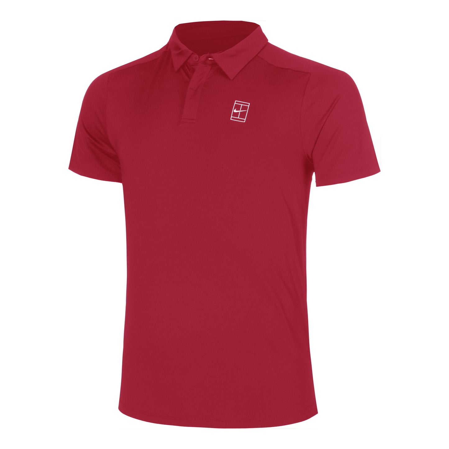 Nike Court Dri-FIT Advantage Polo Mężczyźni - czerwony, czerwony