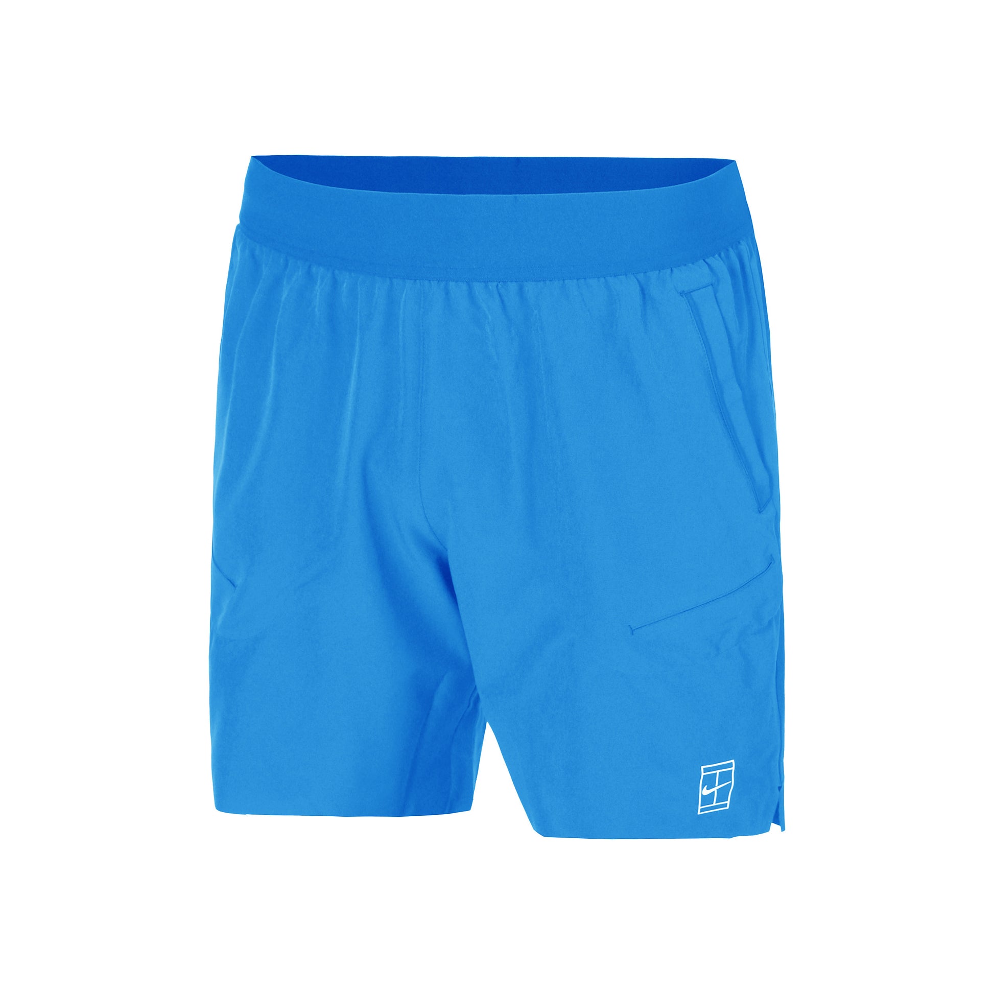 Nike Court Dri-Fit Advantage 6in Szorty Mężczyźni-Niebieski,Biały